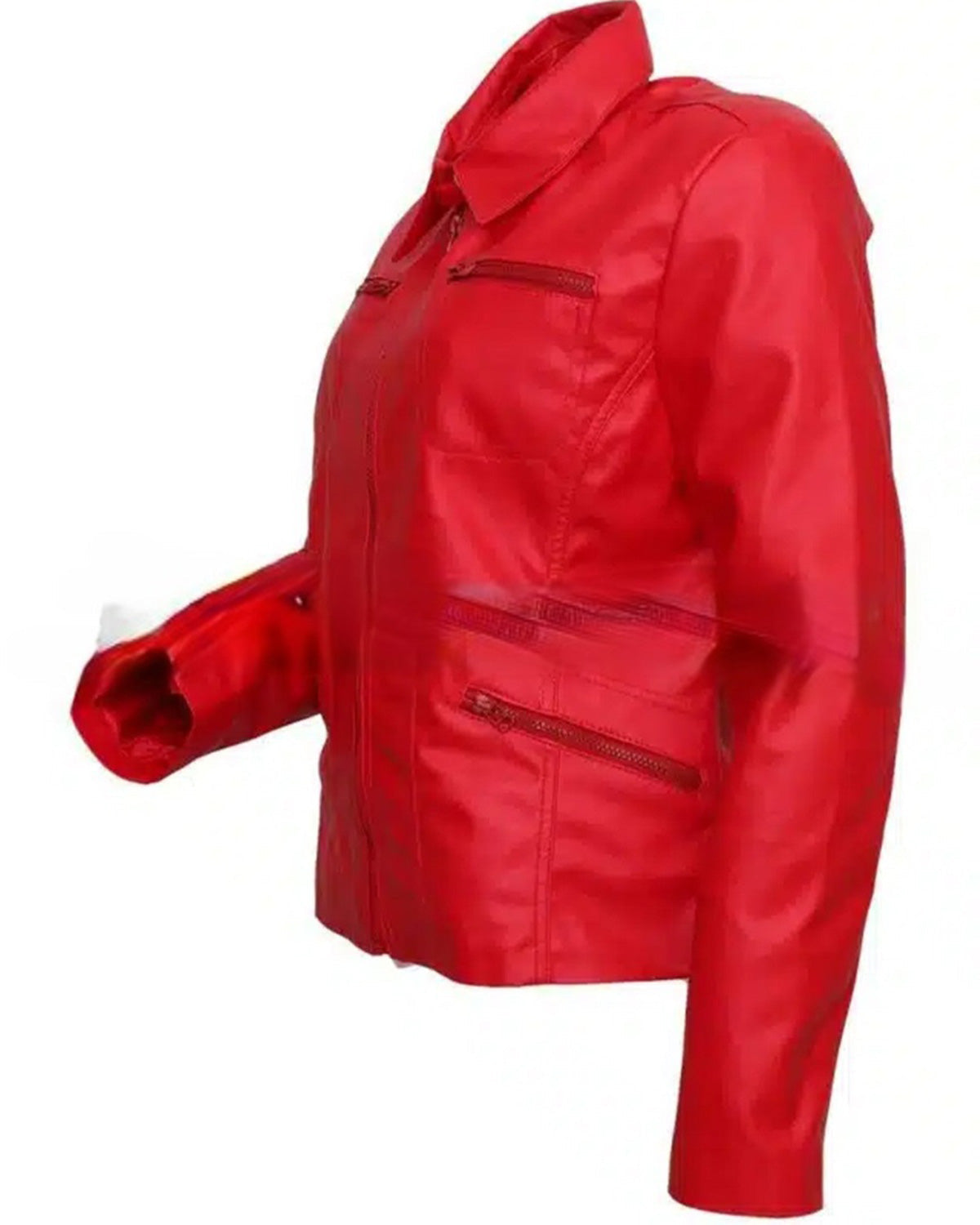 Once Upon a Time Emma Swan Red Leather Jacket