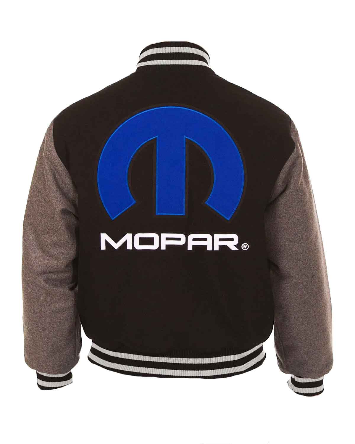 Dodge Mopar Black and Grey Wool Jacket