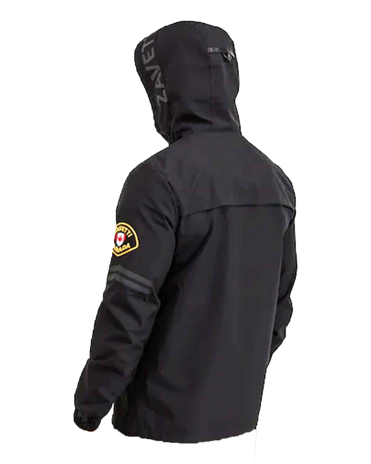 Zavetti Canada Delfino Black Windrunner Jacket