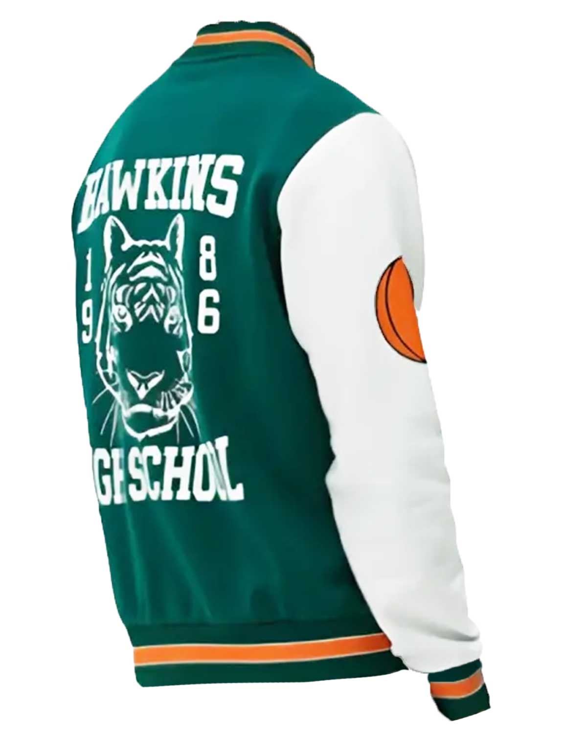 Stranger Things Hawkins Tigers Varsity Jacket