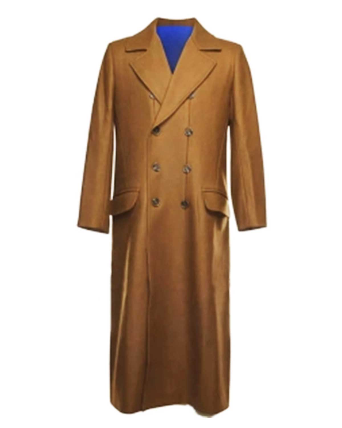 10th Doctor Double Breasted Trench Coat