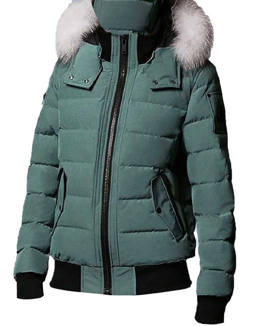 Chicago PD Season 9 Tracy Spiridakos Puffer Hooded Jacket