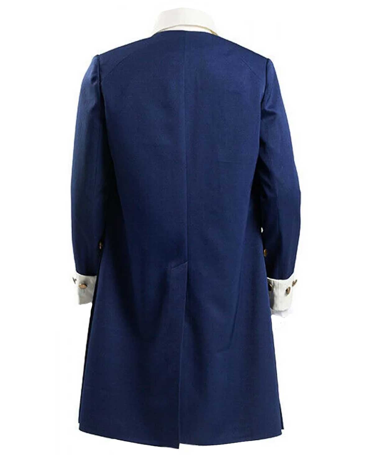 Alexander Hamilton Revolution Blue and White Coat