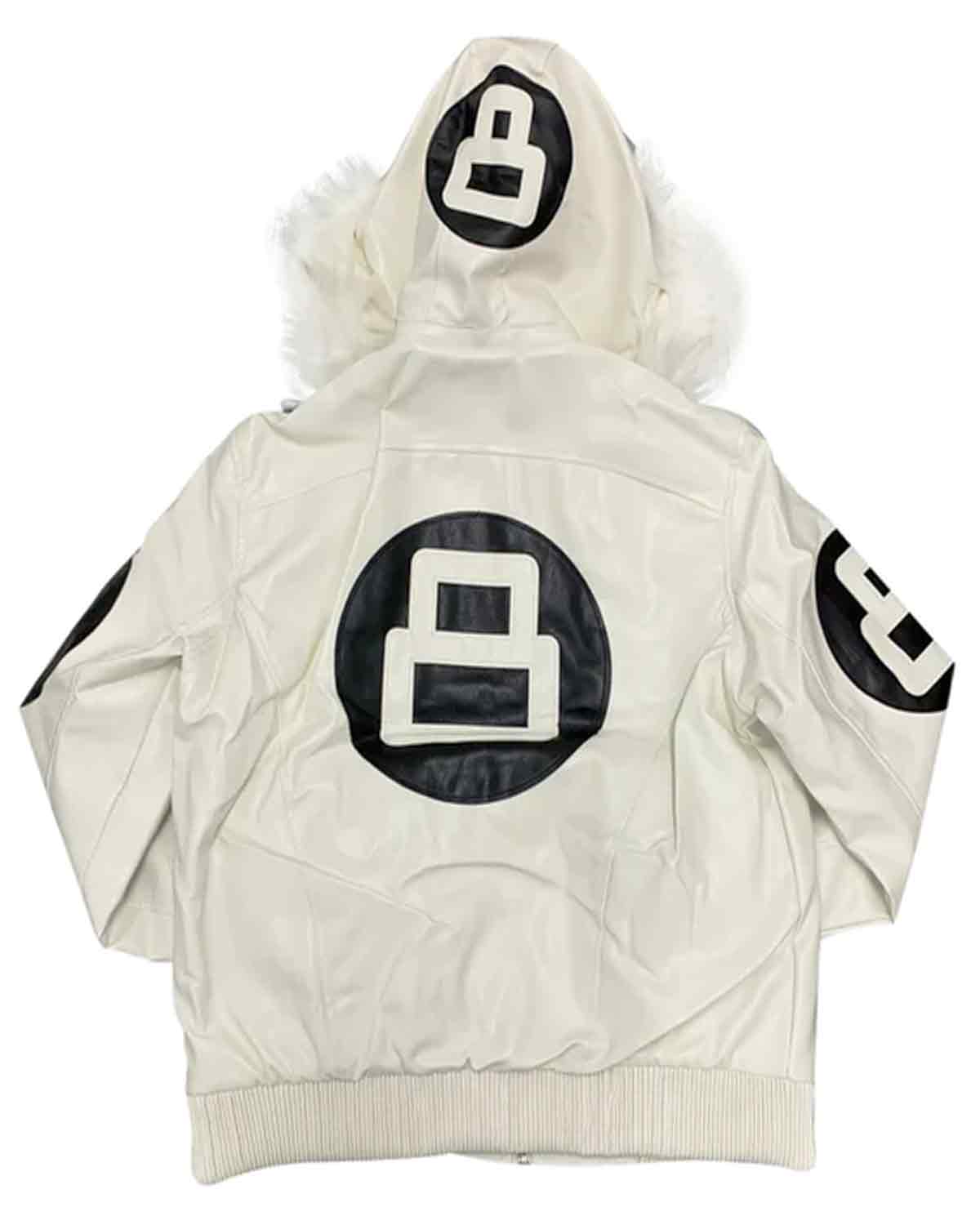 Robert Phillipe White 8 Ball Jacket