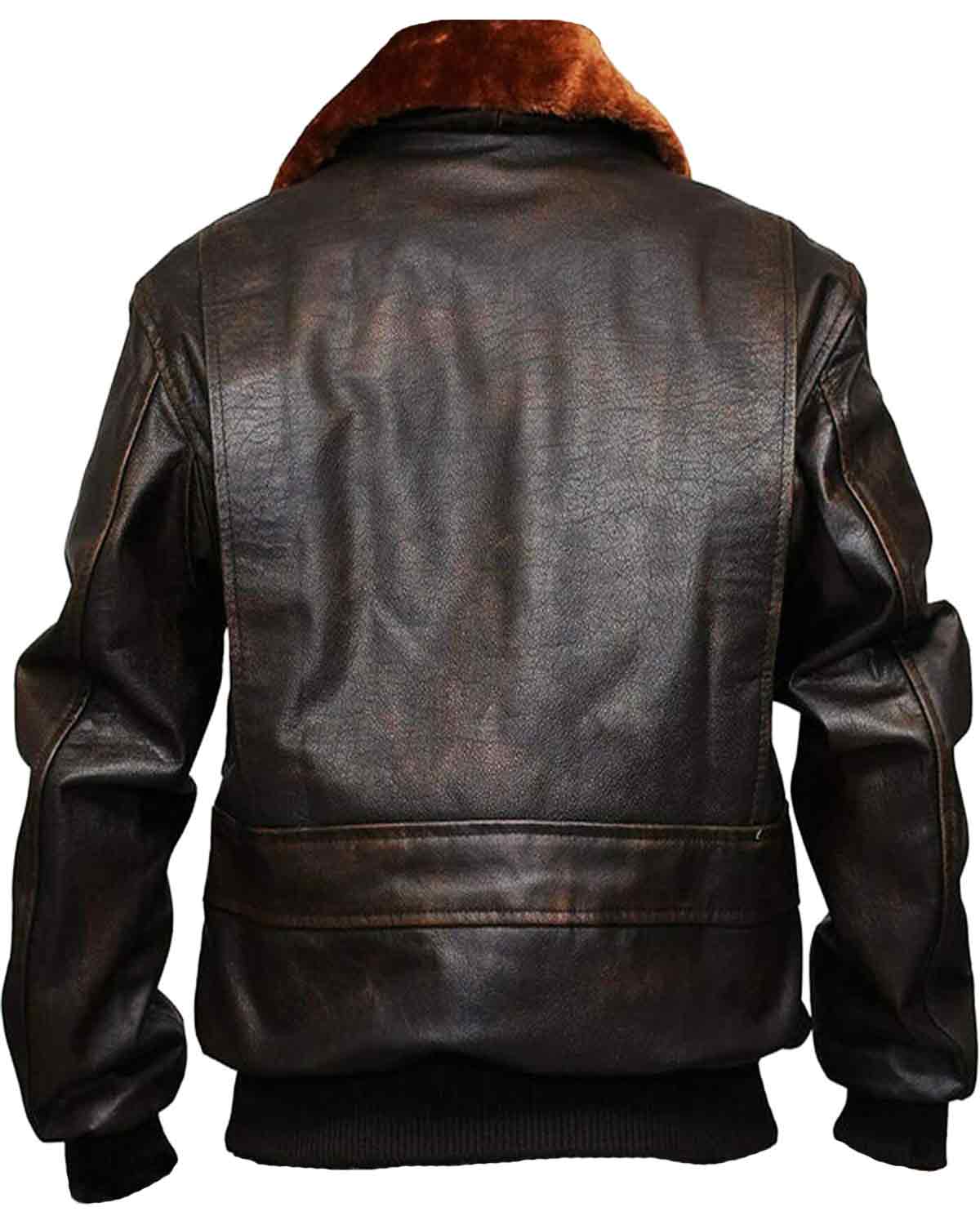 U.S Navy G-1 Military Flight Men's Genuine Leather Jacket