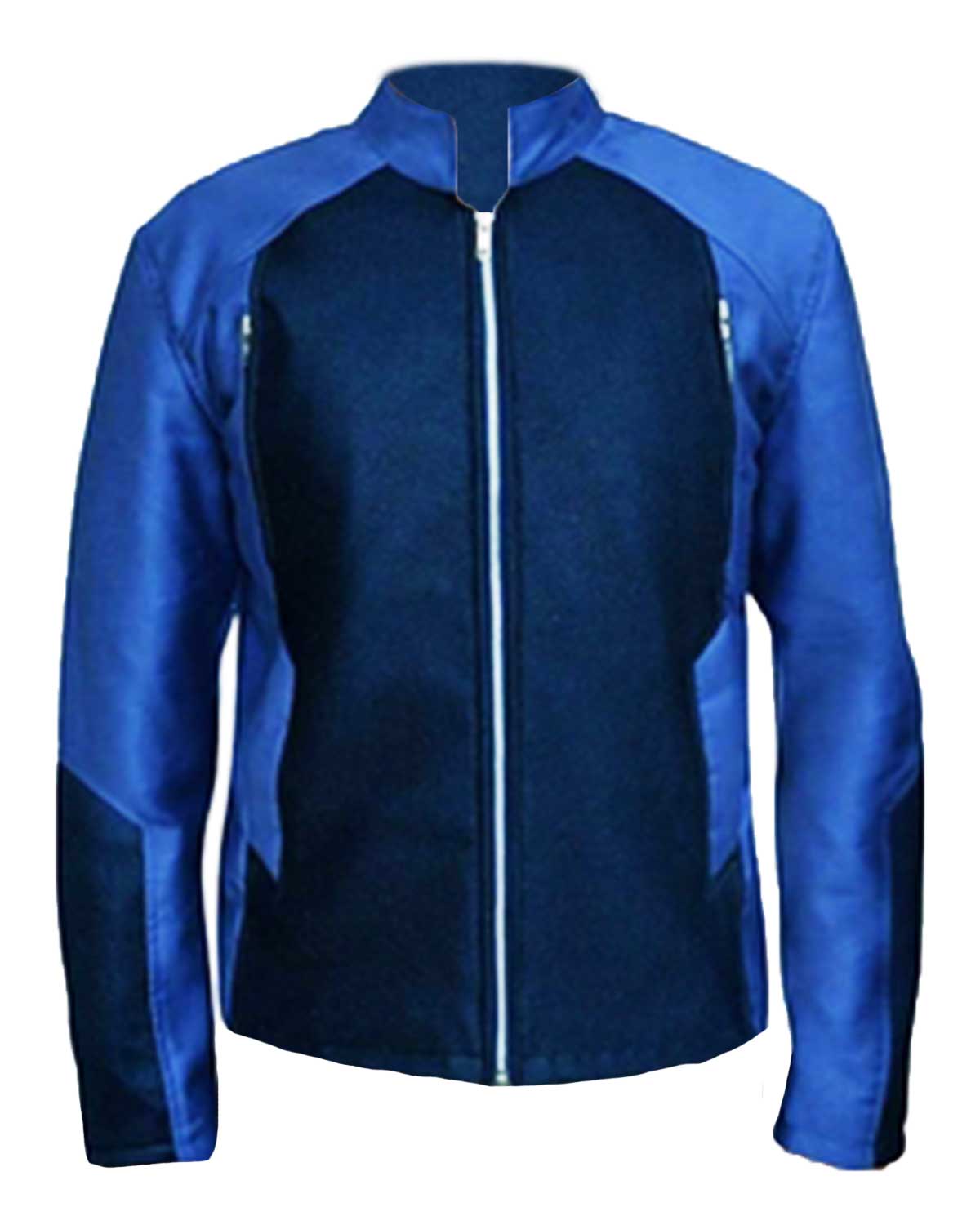 Steve Rogers Captain America The Winter Soldier Blue Jacket