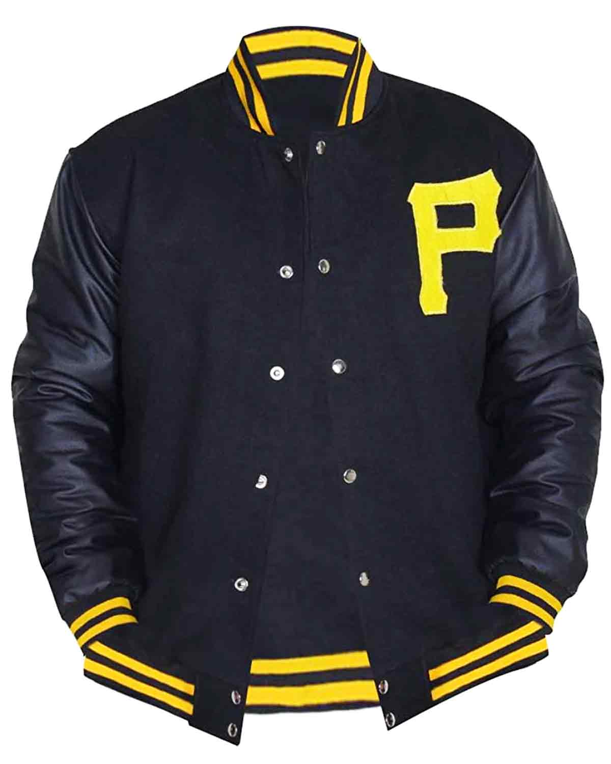 Pittsburgh Pirates P Logo Majestic Varsity Jacket