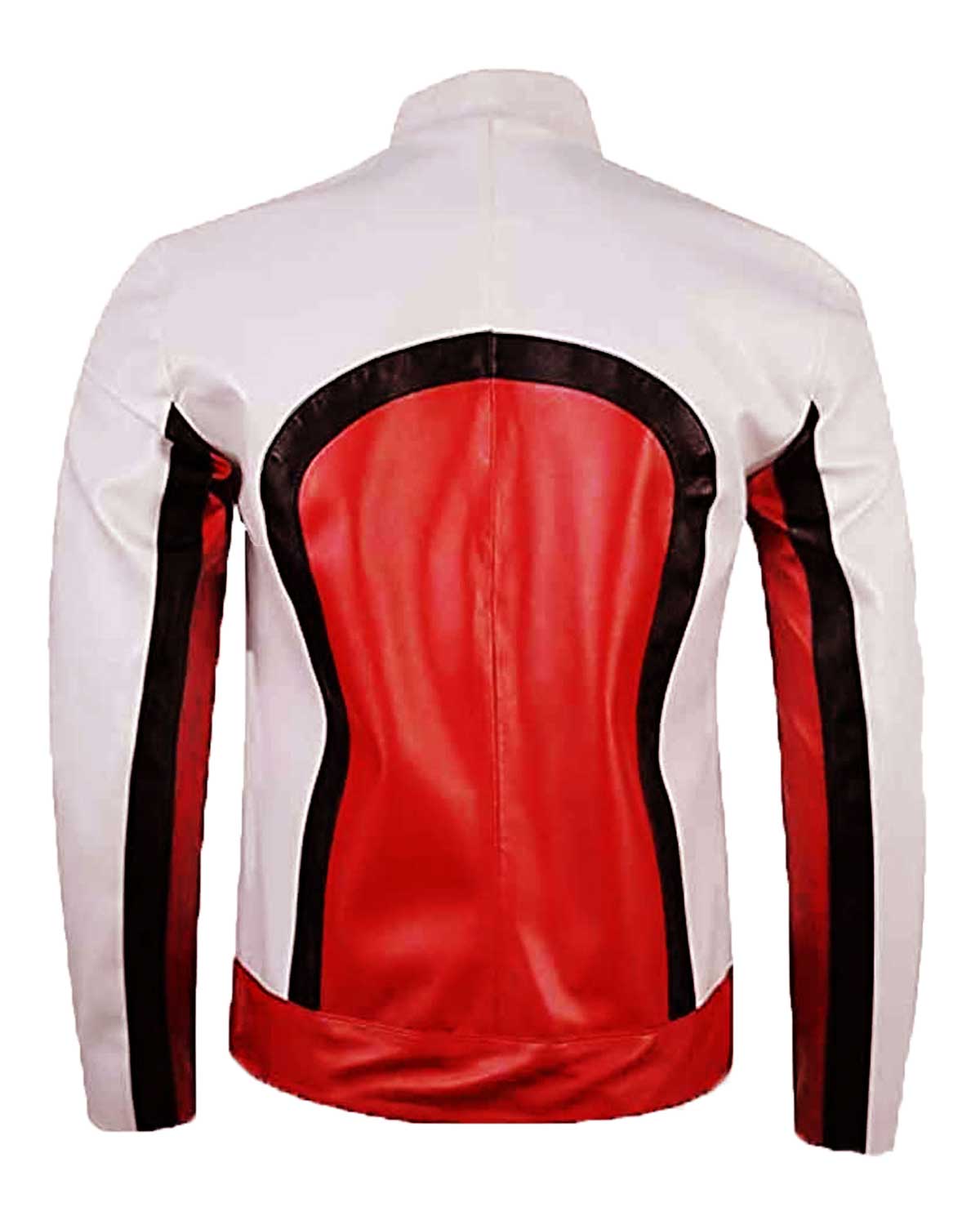 Bohemian Rhapsody Freddie Mercury Red and White Leather Jacket