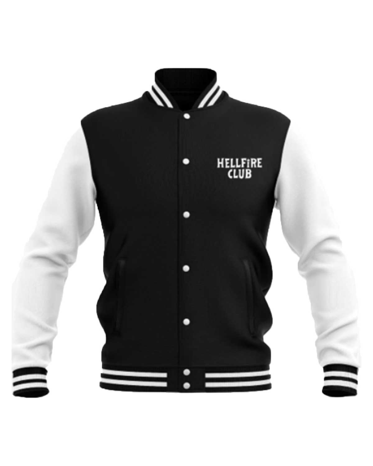 Stranger Things Hellfire Club Vintage Varsity Jacket