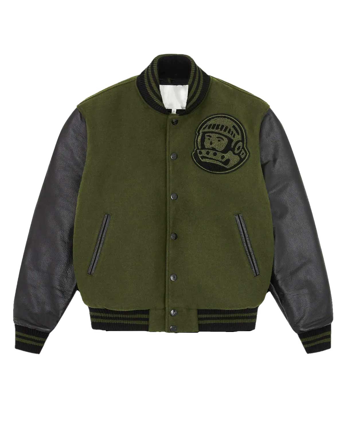 BBC Astro Letterman Green and Black Jacket