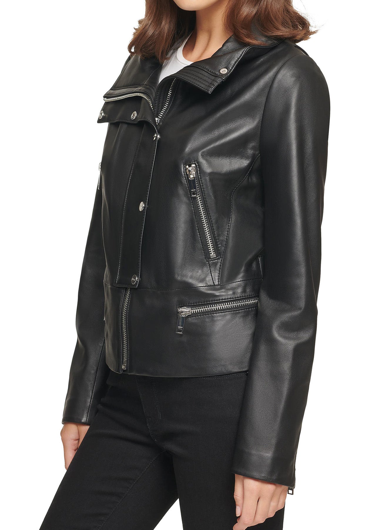 Women's Stylish Black Leather Jacket
