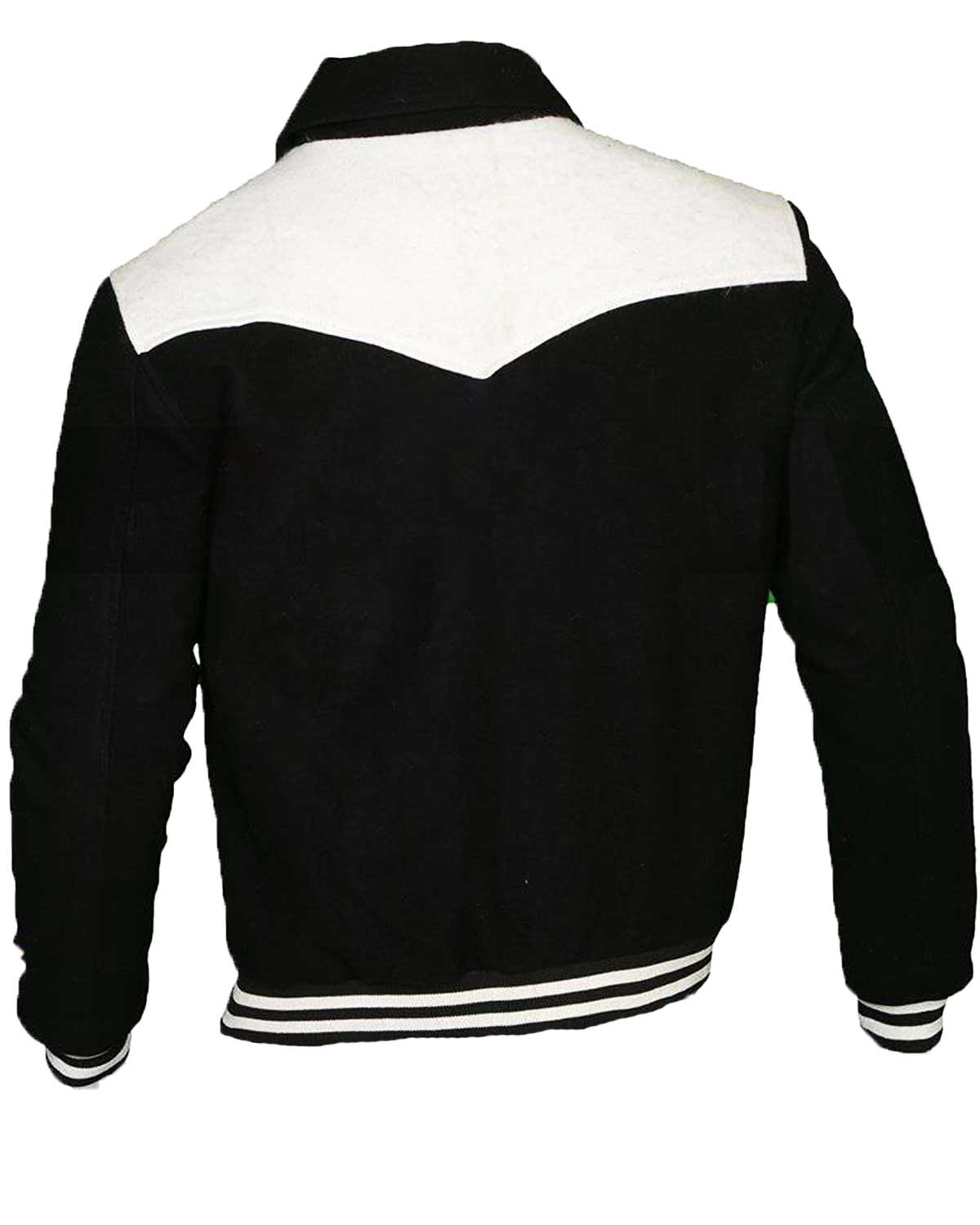 Tariq St Patrick Power Book II Ghost Black Varsity Jacket
