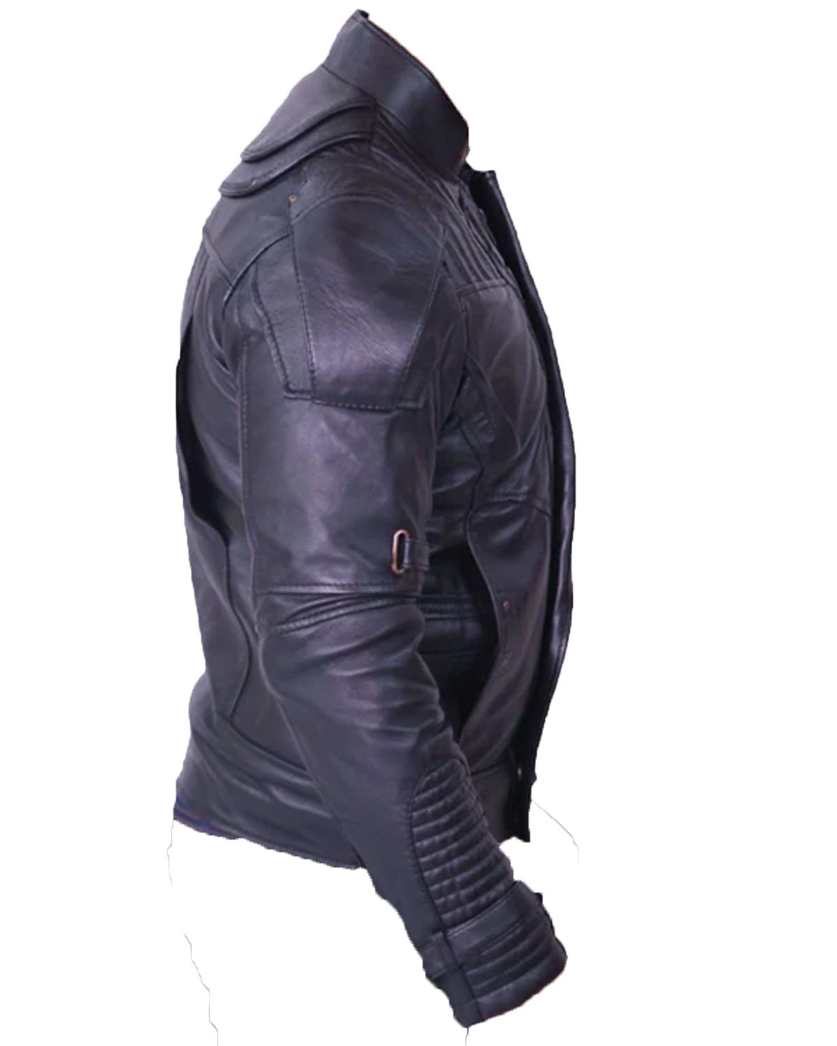 Chris Pratt's Star Lord Black Leather Jacket