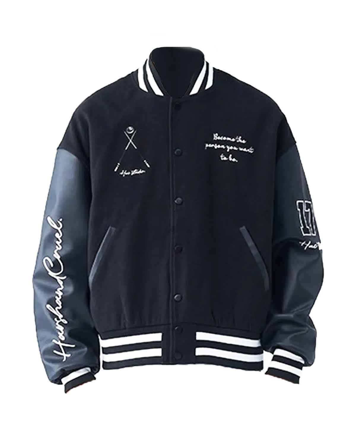 Eight Ball Paisley Harsh and Cruel Letterman Jacket