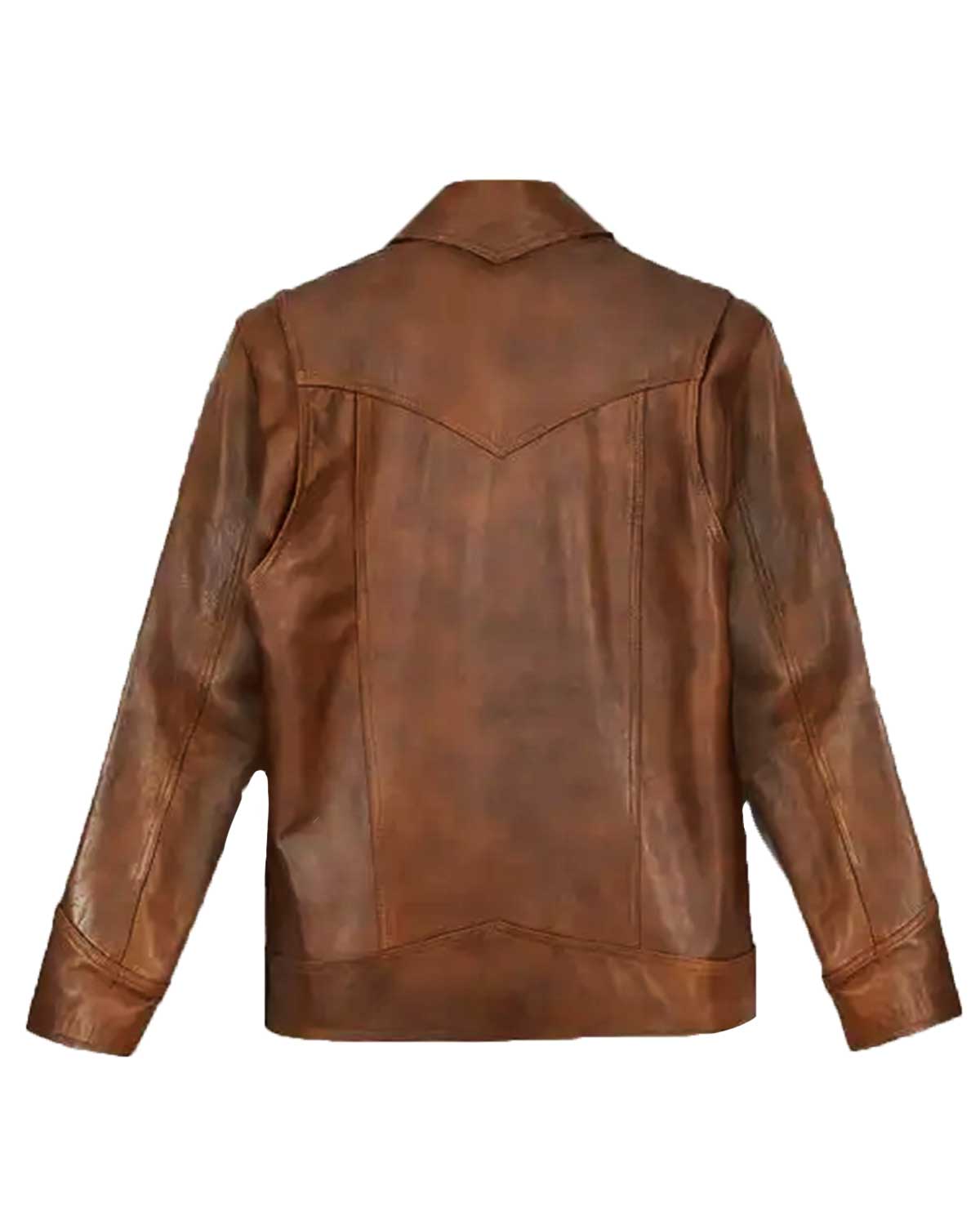 X-Men Wolverine Brown Leather Jacket