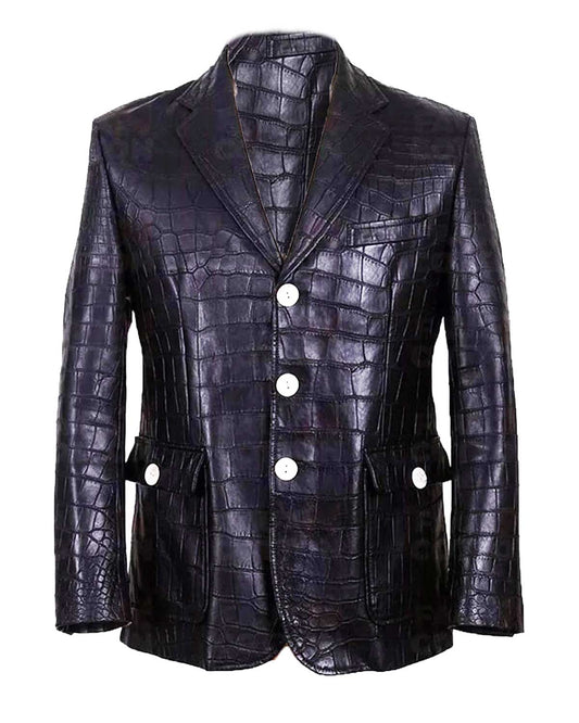 Alligator Luxury Black Blazer
