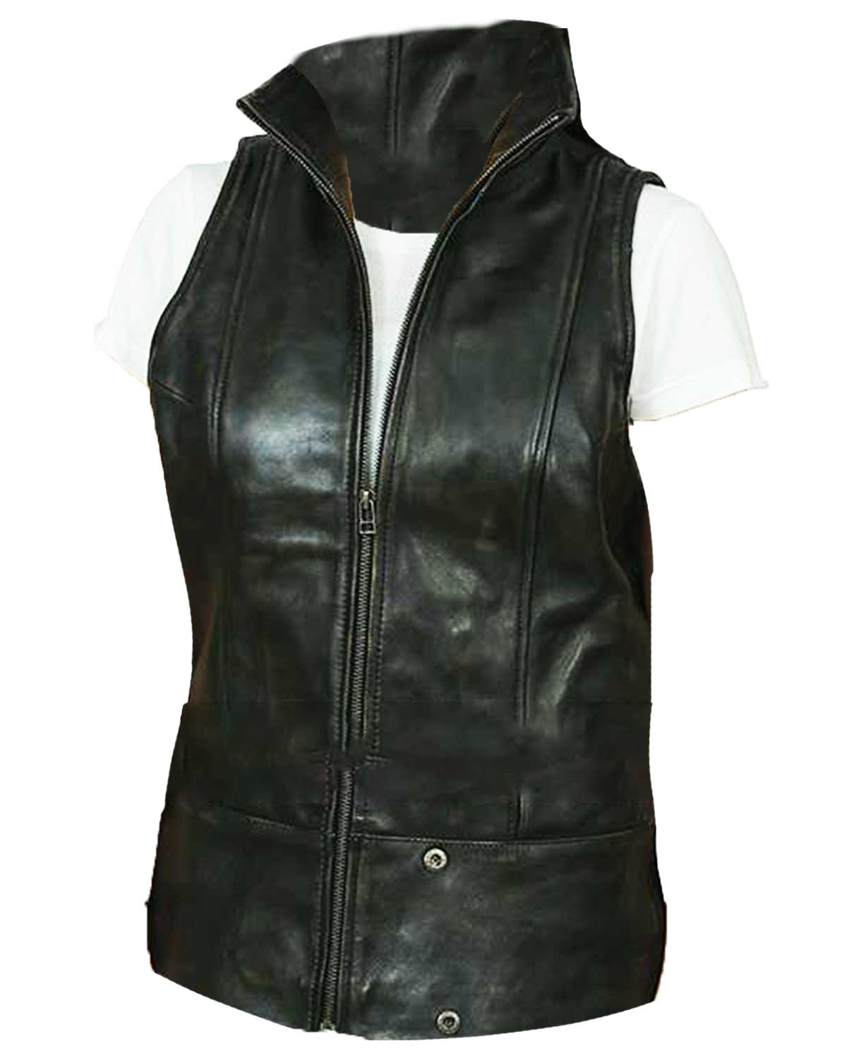 The Divergent Allegiant Shailene Woodley Leather Vest