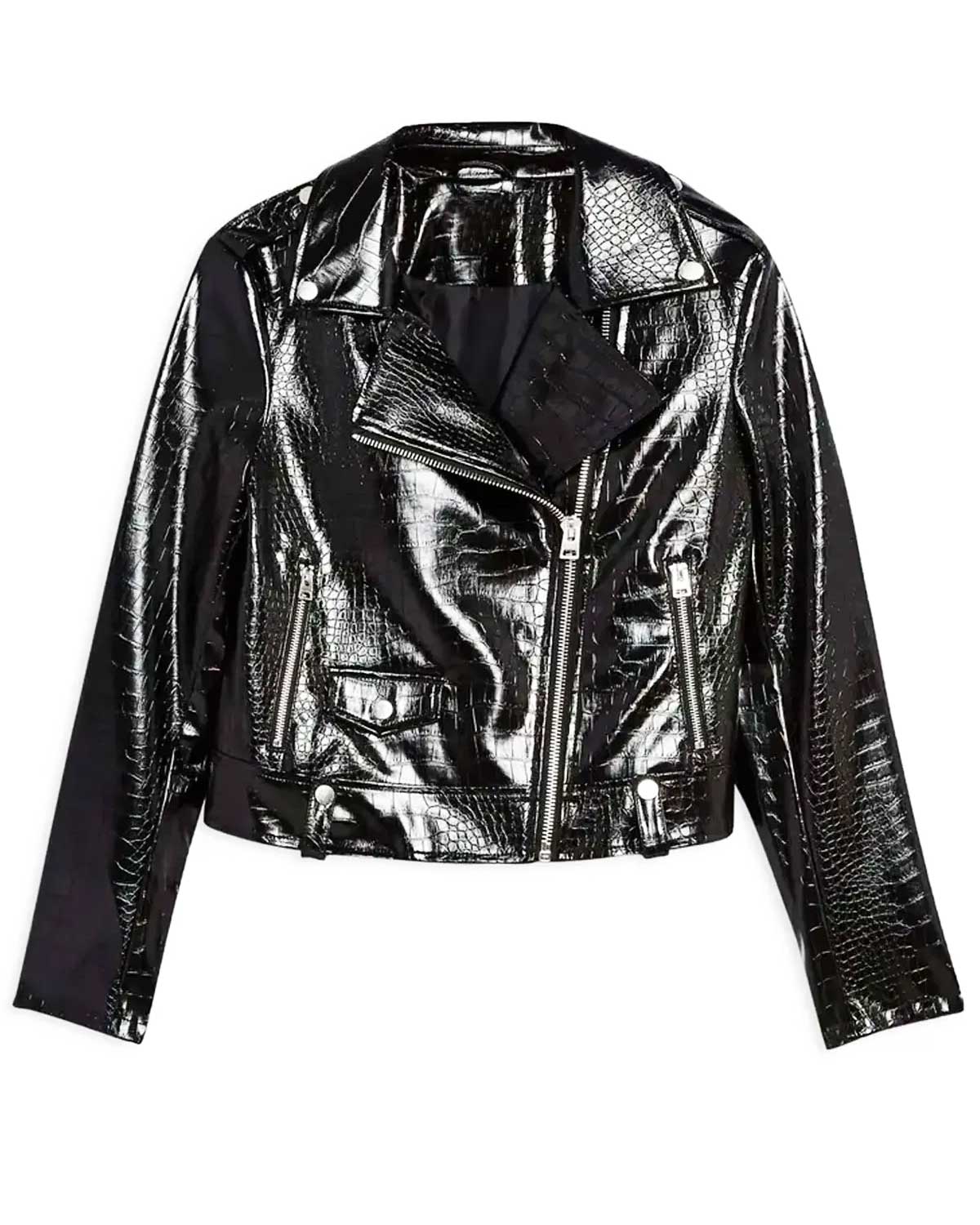 Batwoman Season 03 Javicia Leslie Alligator Leather Jacket