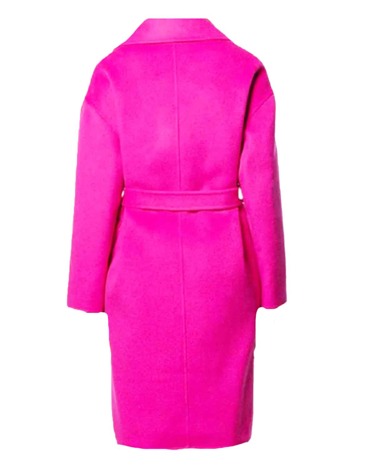 Emily in Paris Lily Collins Pink Belted Coat