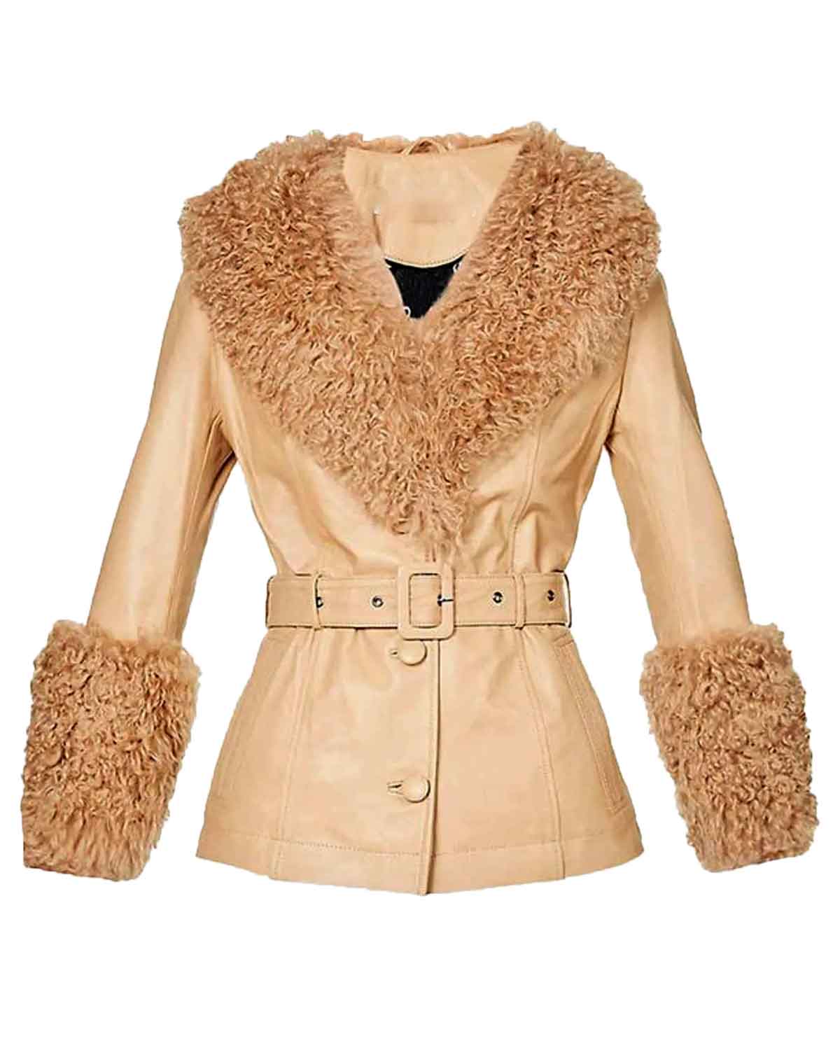 Dexter New Blood Jamie Chung Fur Trim Jacket