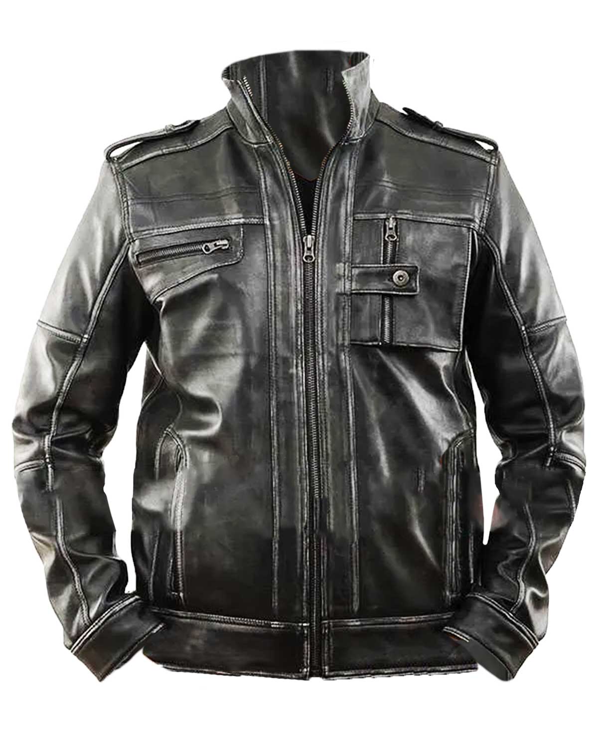 Elnor Star Trek: Picard S02 Black Leather Jacket