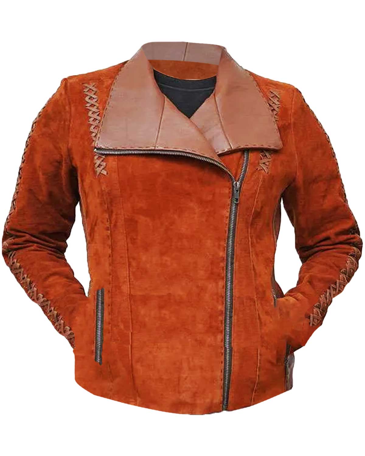 Justice League Gal Gadot Brown Leather Jacket
