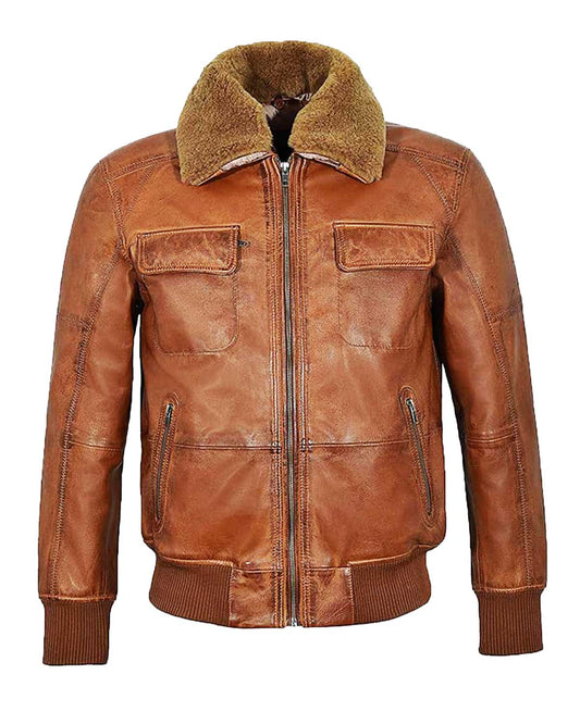 Men's Aviator Shearling Bomber jacket