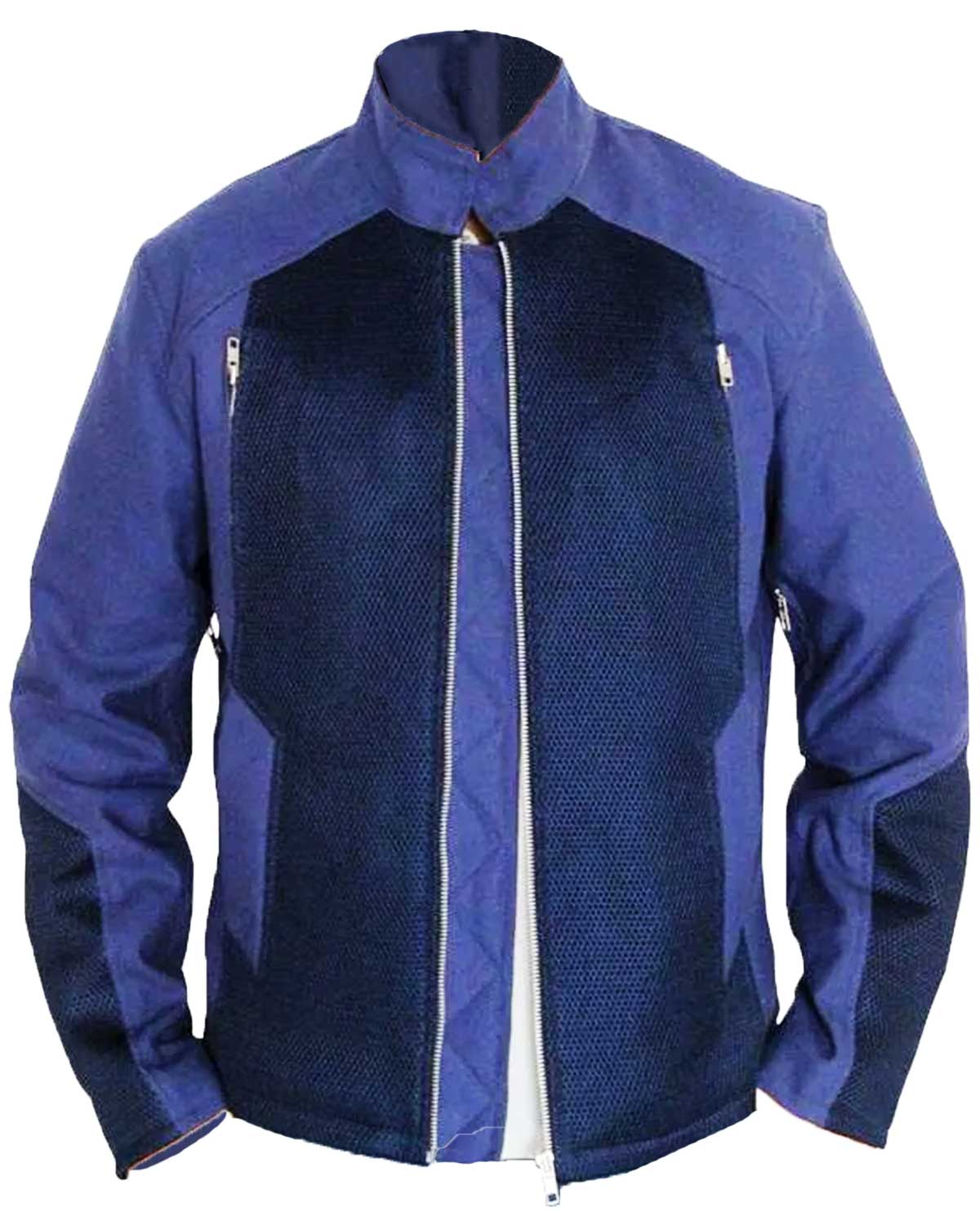 Blue Steve Rogers Captain America Jacket