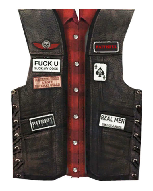 Angels of Death Liberty MC GTA Leather Vest