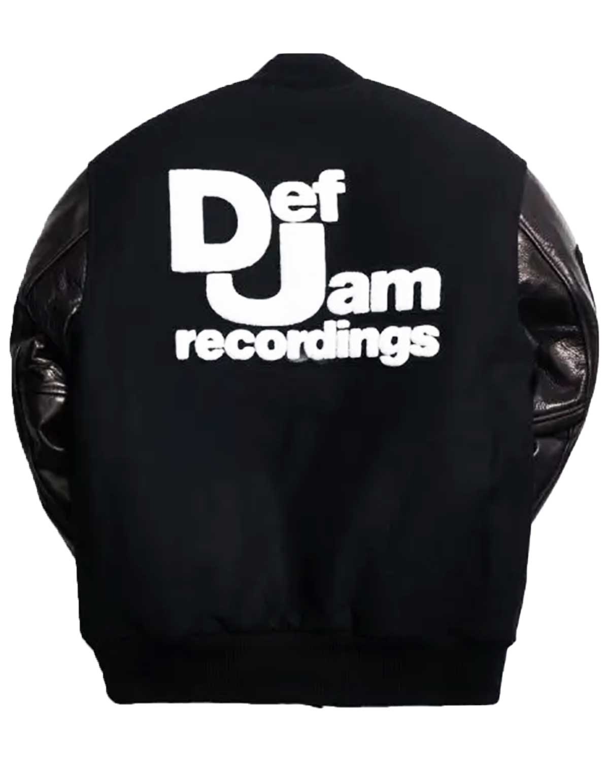 Def Jam Black Varsity Jacket
