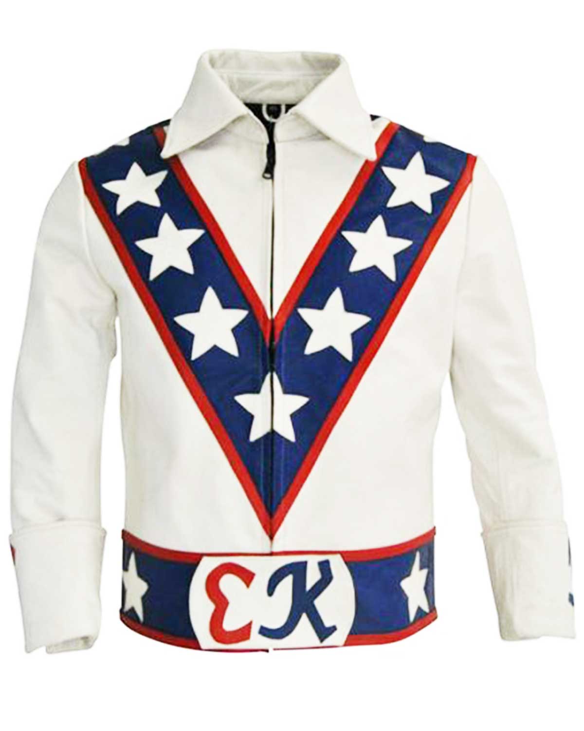 Daredevil Evel Knievel Leather Motorcycle Jacket