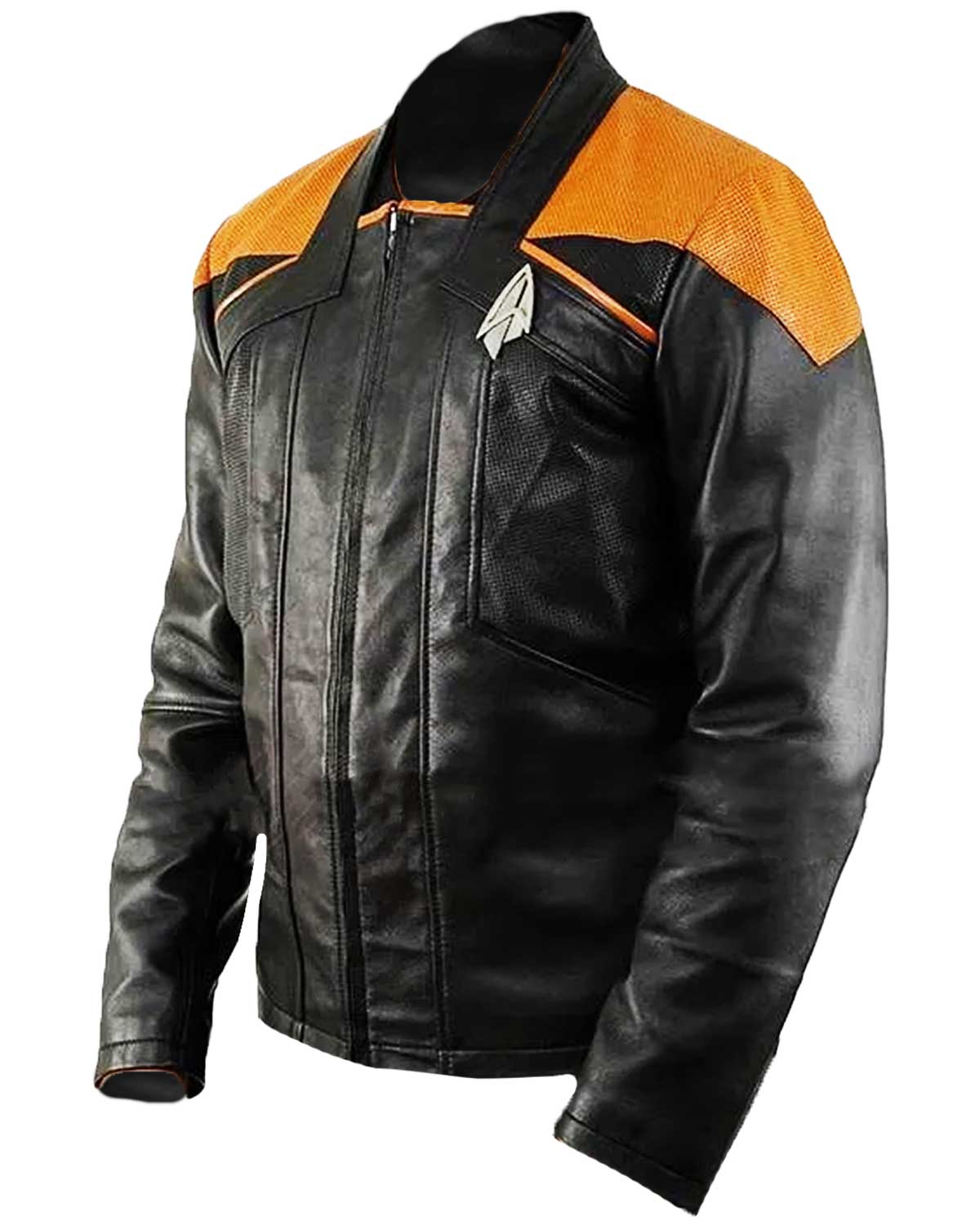 Star Trek Picard Season 3 Commodore Geordi Leather Jacket