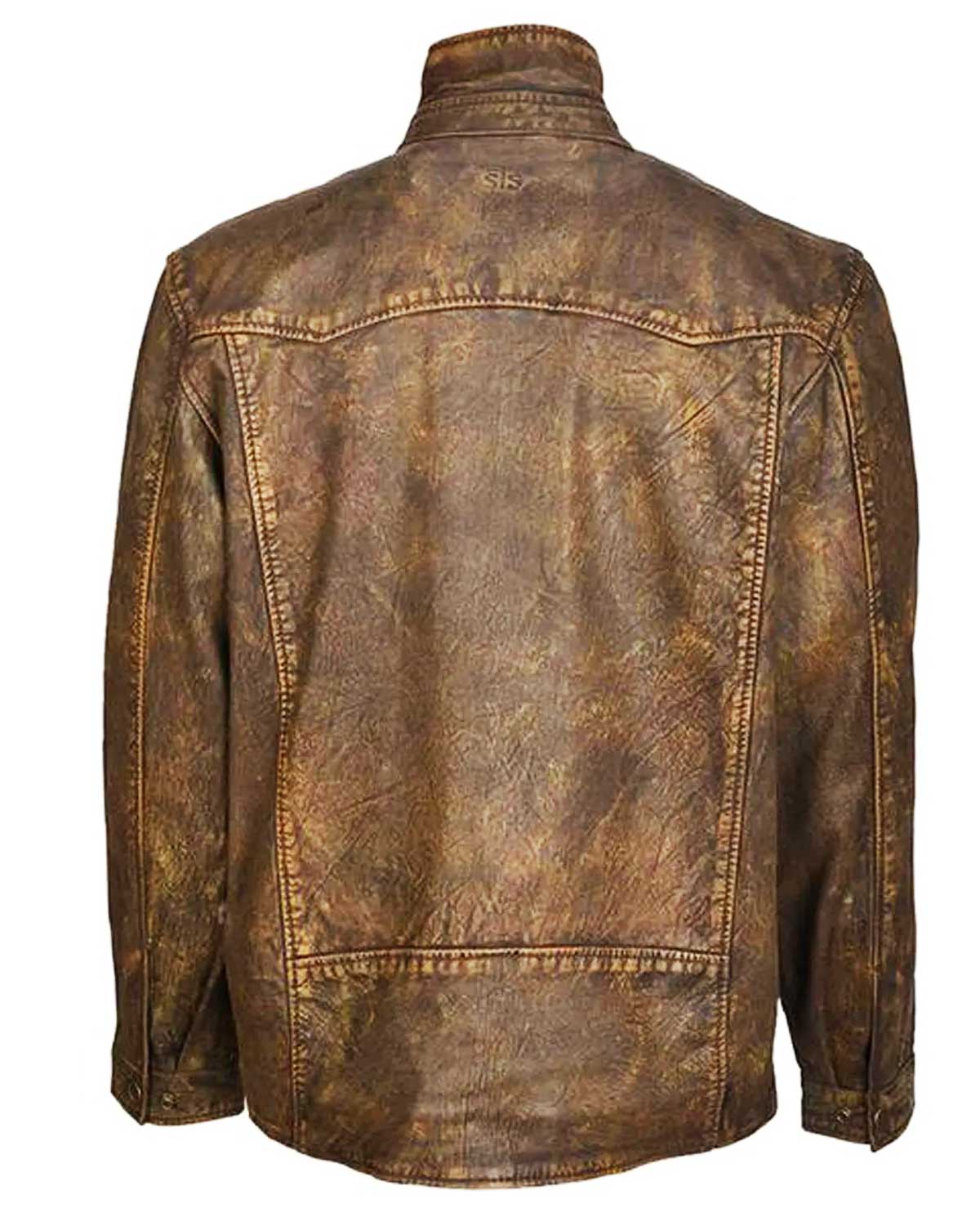 Cowboy Ranch Hand Leather Jacket