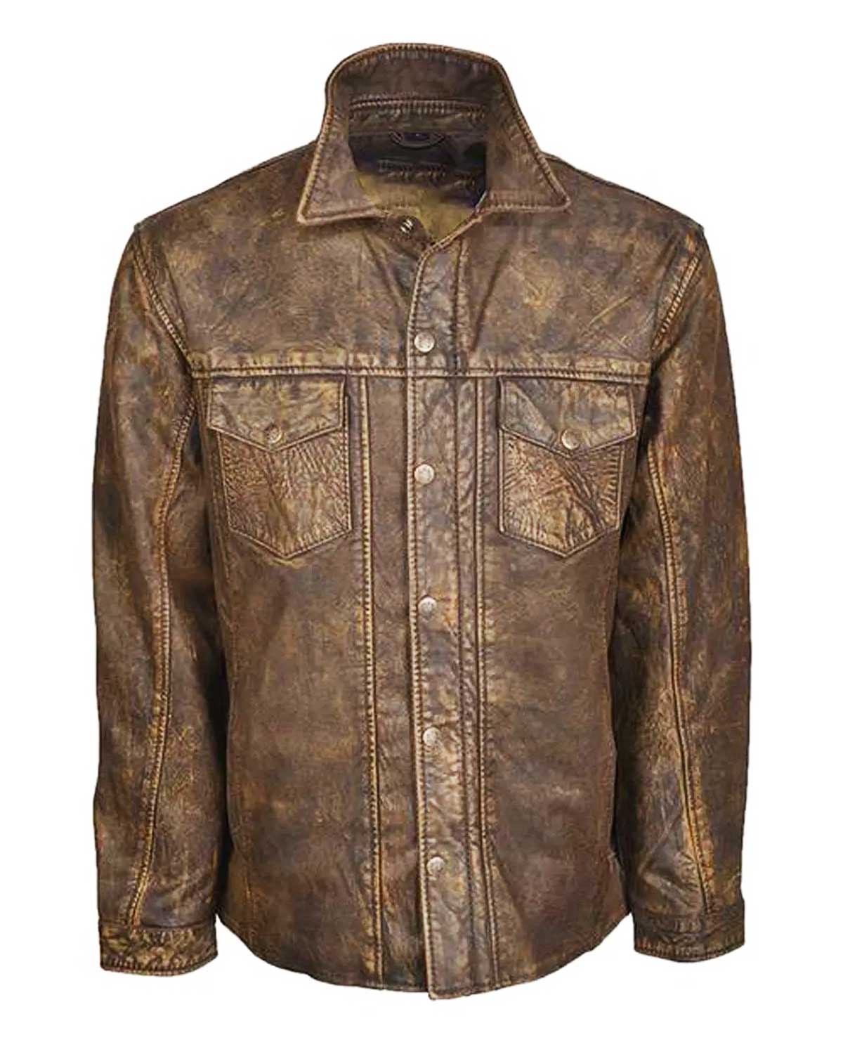 Cowboy Ranch Hand Leather Jacket