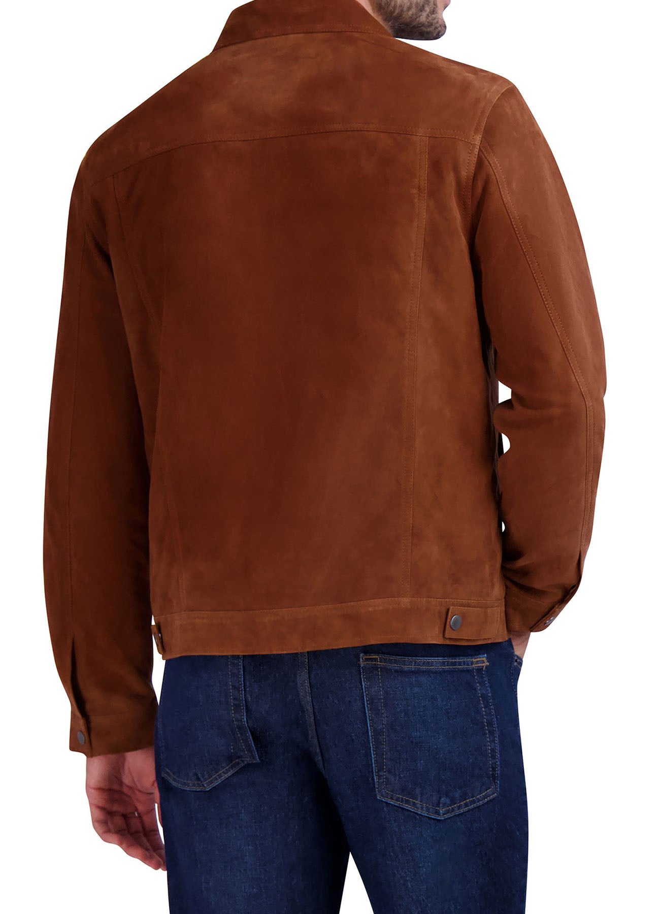 Men's Classic Brown Suede Leather Jacket