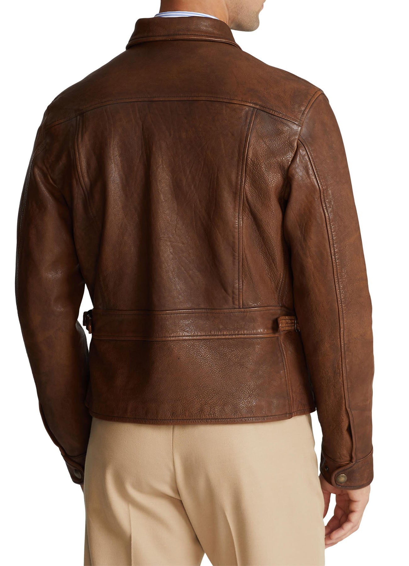 Men's Vintage Brown Cow Leather Jacket