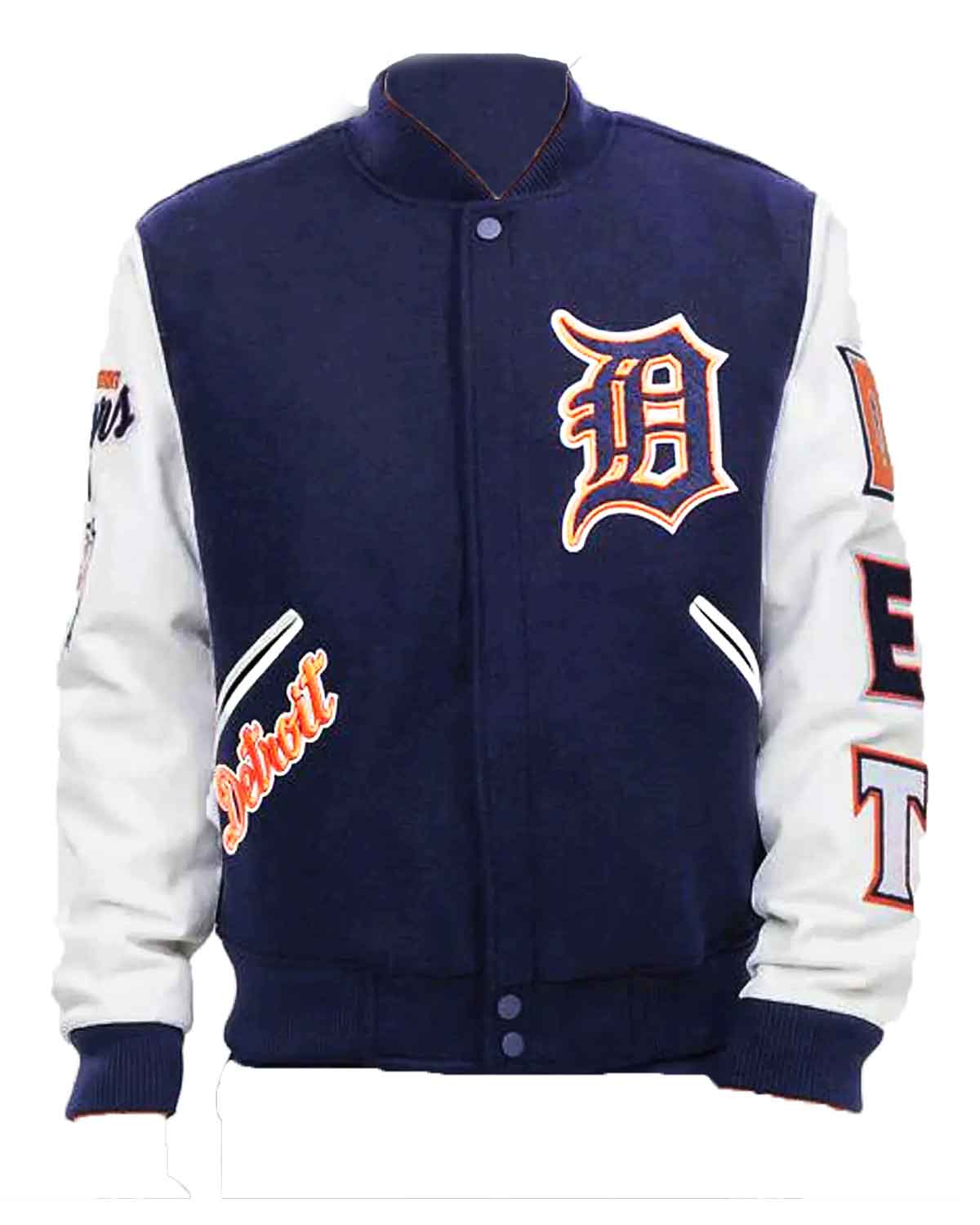 Detroit Tigers Letterman Logo Jacket