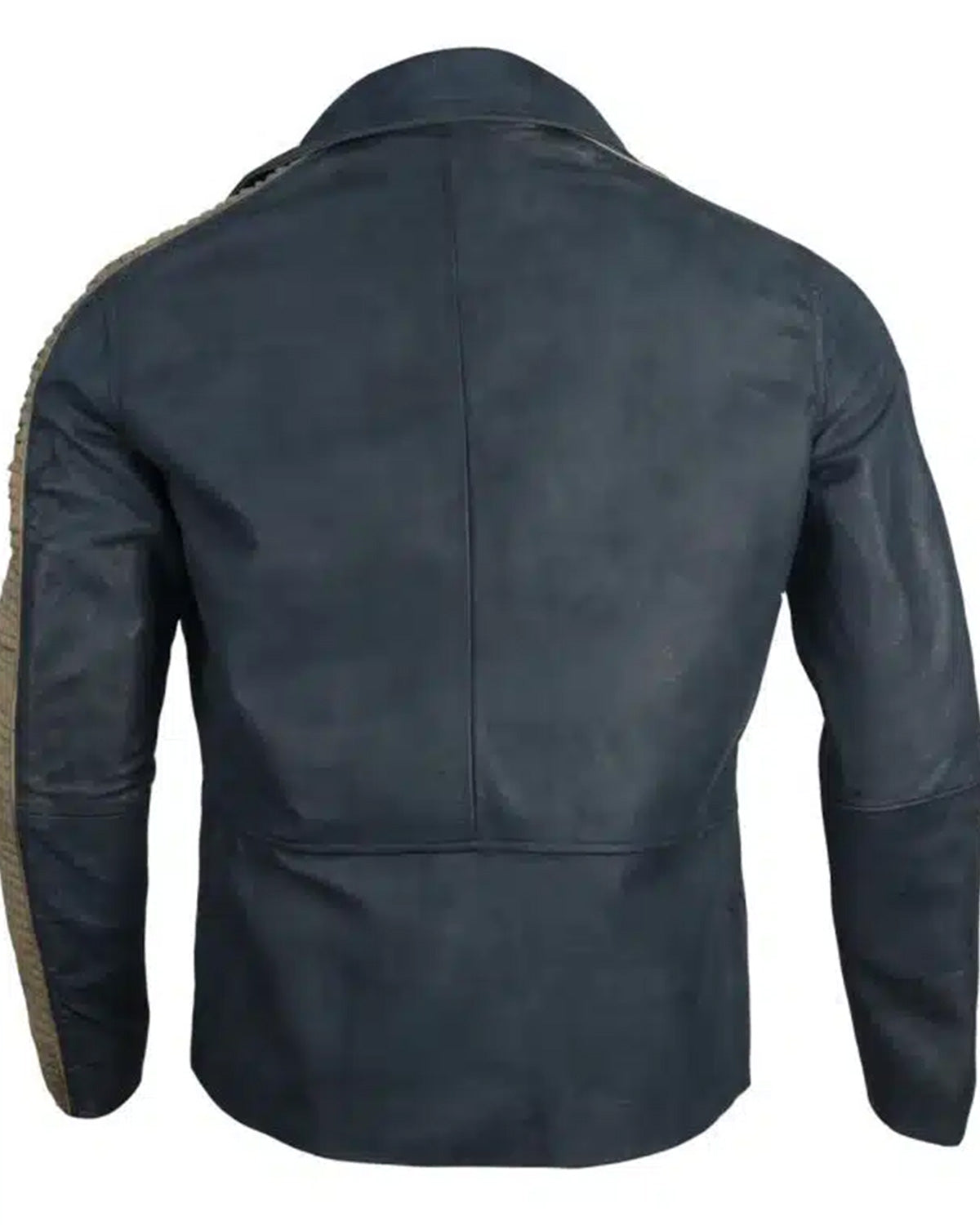 Star Wars Rogue One Diego Luna Blue Leather Jacket