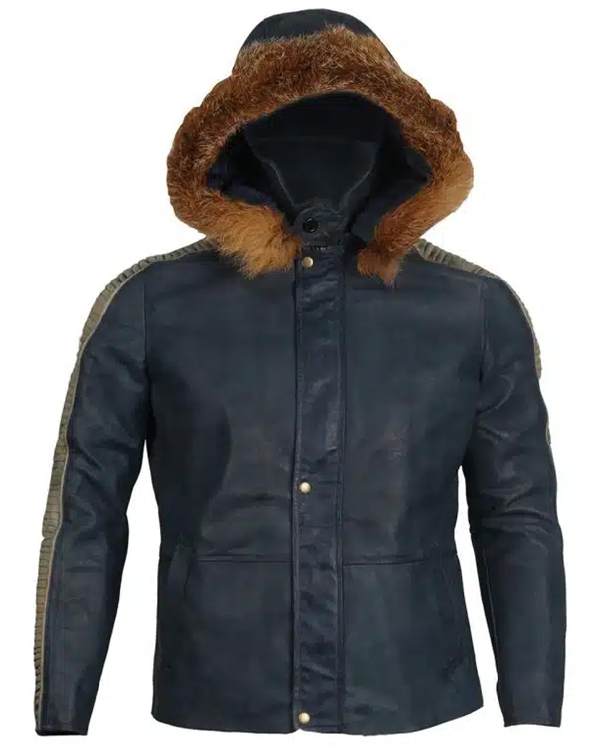 Star Wars Rogue One Diego Luna Blue Leather Jacket