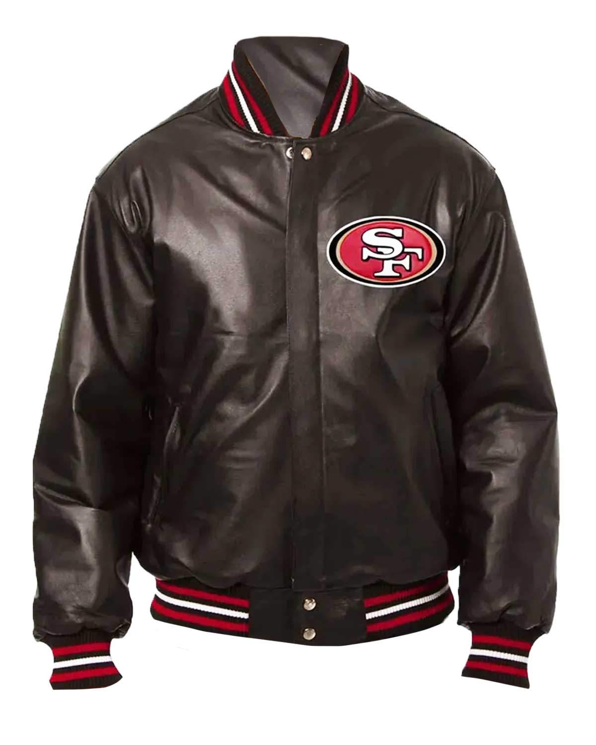 49ers SF Varsity Leather Jacket