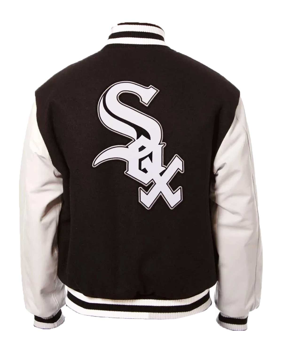Chicago White Sox MLB Varsity Black and White Jacket