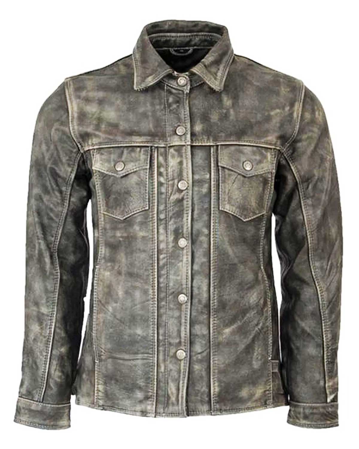 Cowboy Ranch Hand Leather Jacket