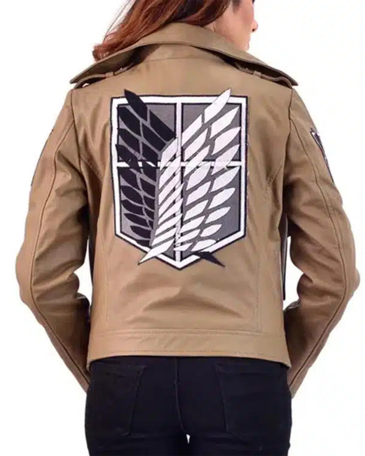 Attack On Titan Survey Corps Women Leather Jacket