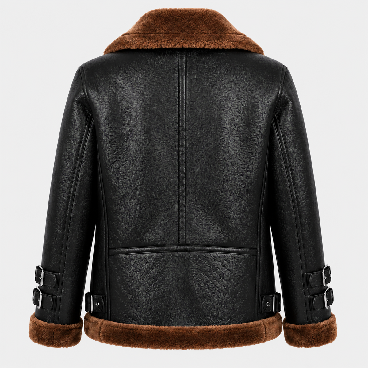Women's Sheepskin Shearling Bomber Jacket