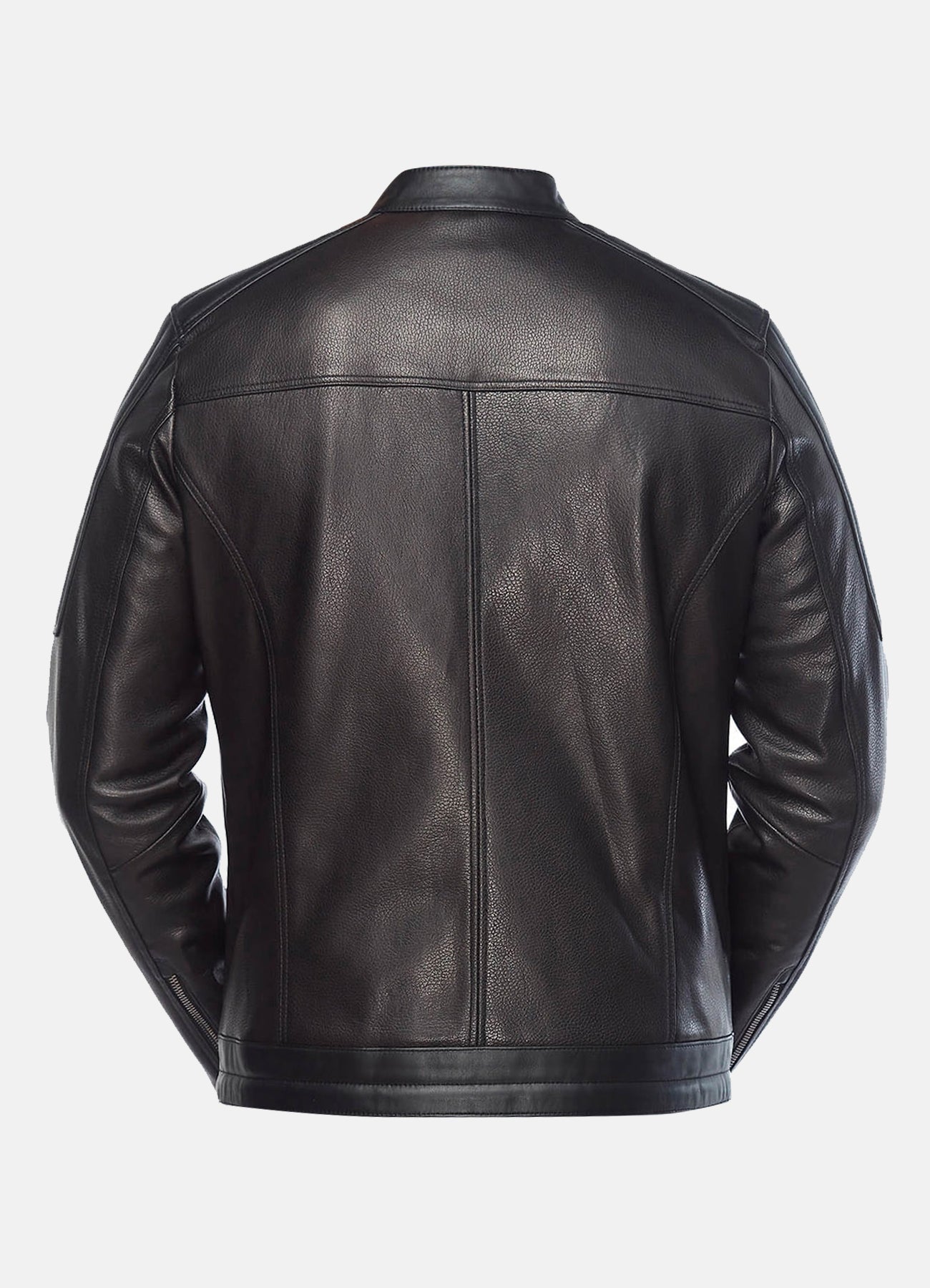 Men's Authentic Black Biker Leather Jacket
