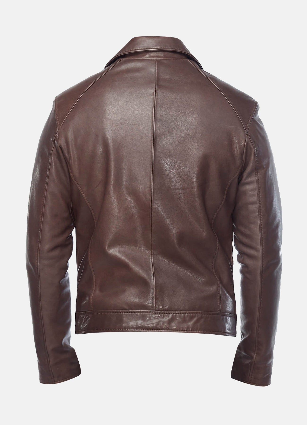 Men's Choco Brown Motorcycle Leather Jacket