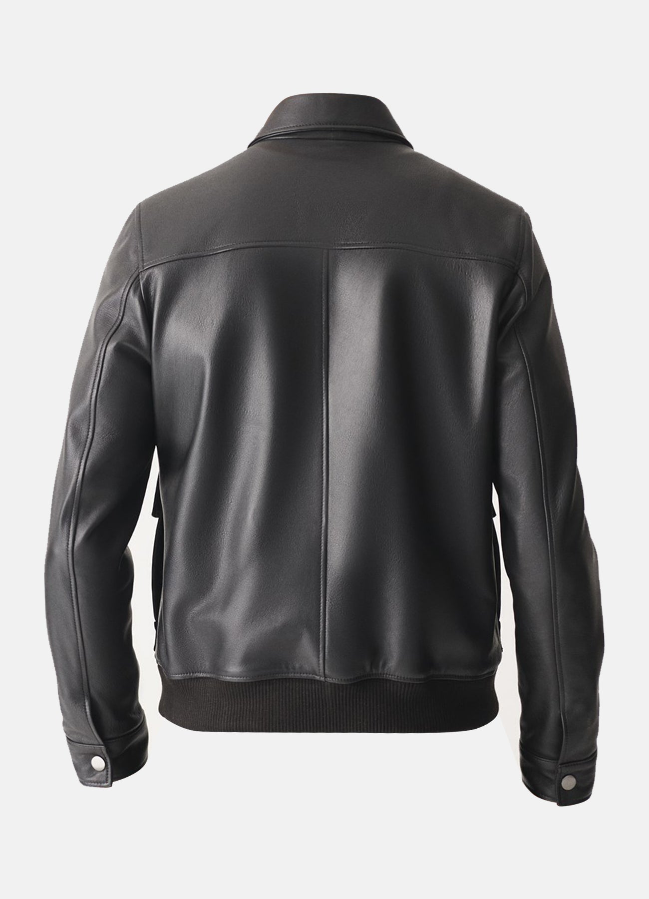 Men's Slimfit Black Lambskin Leather Jacket