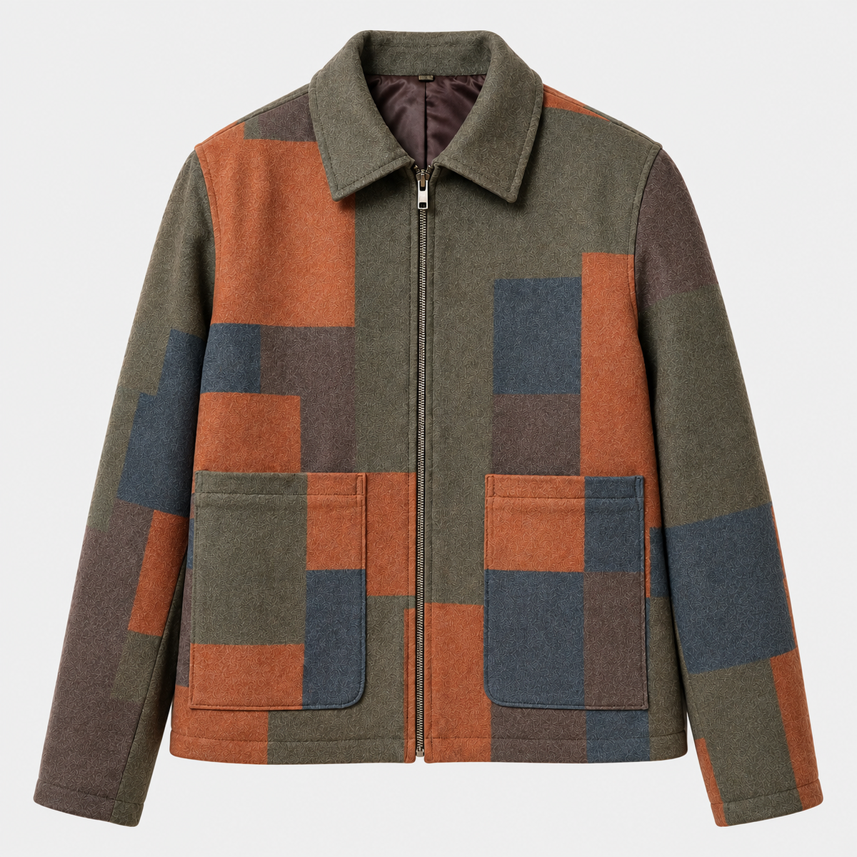 Carmy The Bear Inspired Patchwork Wool Jacket