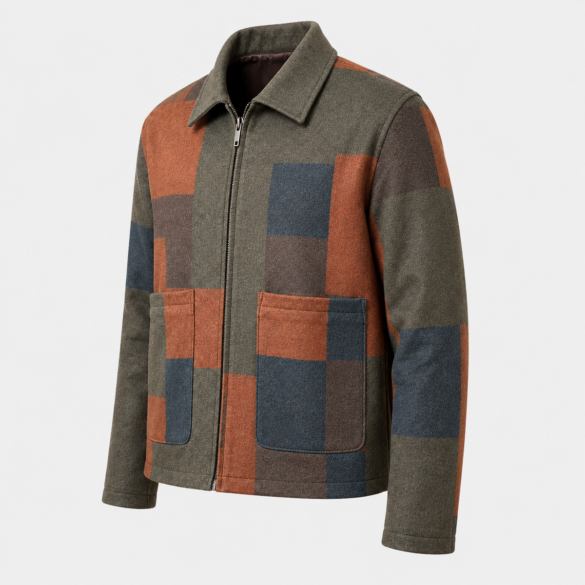 Carmy The Bear Inspired Patchwork Wool Jacket