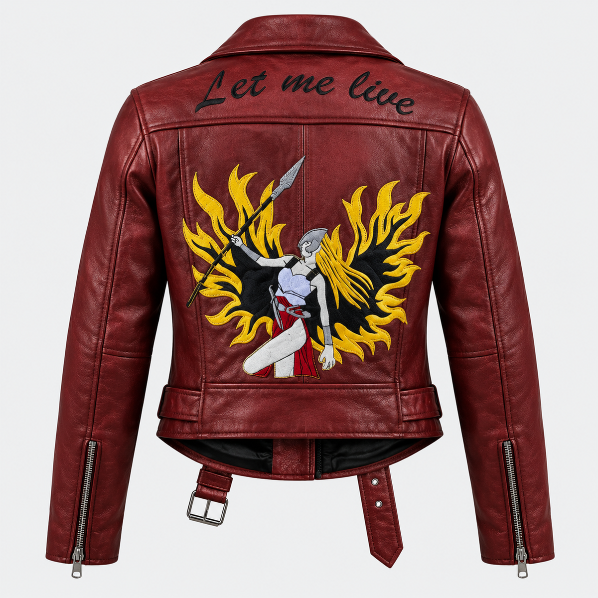 Claire Redfield Resident Evil Code Veronica Inspired Leather Biker Jacket
